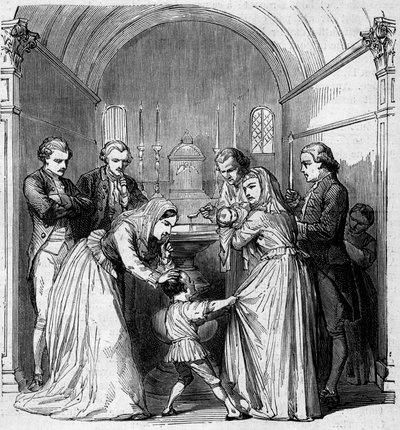 Napoleon Bonapartes dop. av Unknown artist