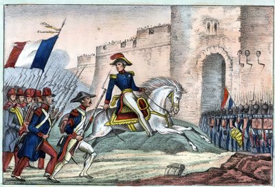 Den franska arméns intåg i Alger den 5 juli av Unknown artist