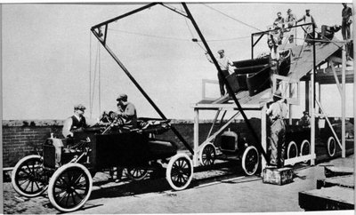 Ford Motor Companys första produktionslinjer, sent 1800-tal av Unknown artist