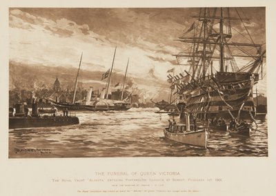 Begravningen av drottning Victoria av Unknown Artist