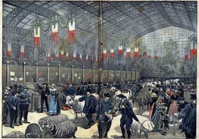 Den allmänna jordbrukstävlingen i Paris - 14 mars av Unknown artist