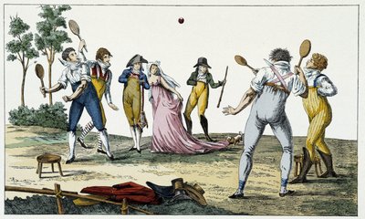 Den långa handflatan - gravyr, deb. 1800-talet av Unknown artist