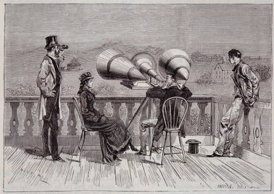 Megafonen av Thomas Edison - i "" La Nature"" 1878 av Unknown artist