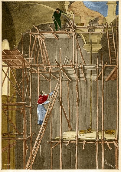 Målaren Michelangelo Buonarroti kallade Michelangelo (Michelangelo eller Michelangelo av Unknown artist