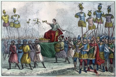 Bélisaires (Belisarius) triumf (v. 505-565), general bysantinsk. Han tar över Nordafrika från vandalerna 533-534.in” L