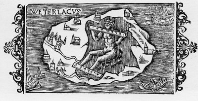 Häxkedjan - i "History of the Northern Nations" av Olaus Magnus, Rom 1555 av Unknown artist