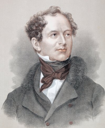 Thomas Moore (eller Thomas More) (1779-1852), irländsk poet. av Unknown artist