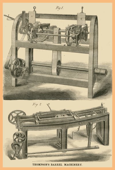 Thompsons Barrel Machinery av Unknown Artist