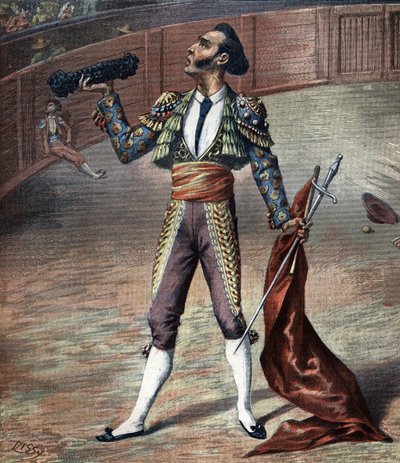 Toreadordräkt 1892. av Unknown artist