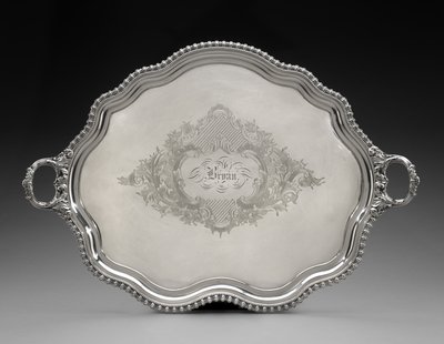 Bricka, c. 1855 (silverplatta) av Unknown artist