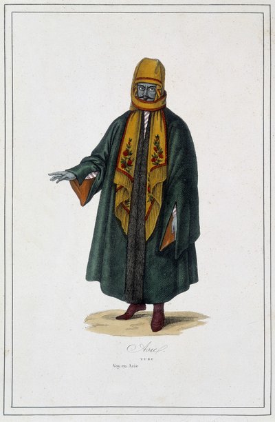 Turkiska - i "" Jordens folk"" av Abbé Paul Jonhanneaud, Librairie des Bons livres av Unknown artist