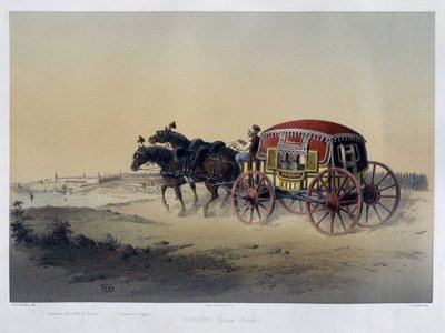 Turkisk vagn - 1800-talet, e.Kr av Unknown artist