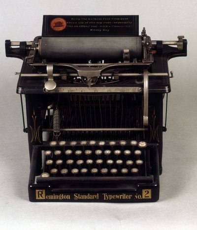 Skrivmaskin, modell Remington av Unknown artist