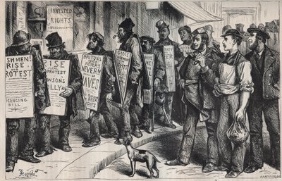 USA: protest på uppdrag av förbundet mot alkoholmissbruk 1875 av Unknown artist