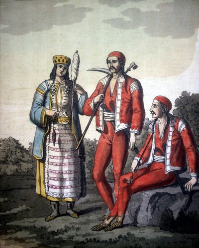 Ushcocci-pirater som bor i Dalmatien. av Unknown artist