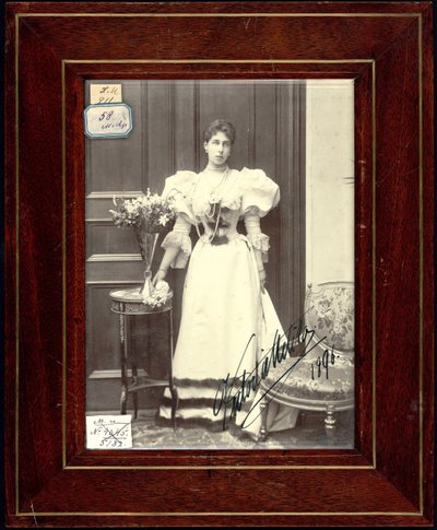 Victoria Melita de Saxe Cobourg-Gotha - Prinsessan Victoria Melita av Saxe-Coburg och Gotha (1876-1936), Anonym. Silvergelatinfotografering av Unknown artist