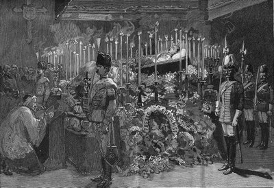 Wien 1889: ärkehertig Rudolfs brinnande kapell av Habsburg (1858 - 1889) av Unknown artist