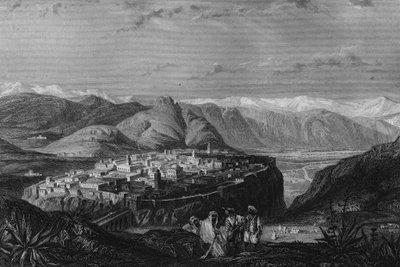 Utsikt över Konstantin på 1800-talet, i "L