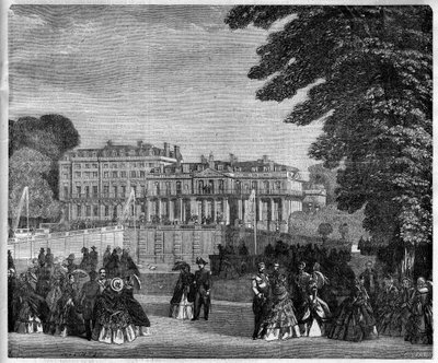 Utsikt över Saint Cloud Palace (Saint Cloud) 1868 av Unknown artist