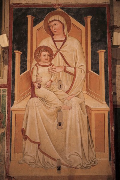 Väggfresker i San Zeno Maggiore. Verona av Unknown artist