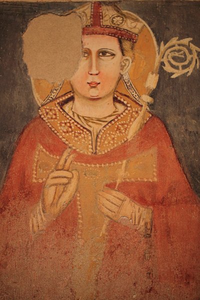 Väggfresker i San Zeno Maggiore. Verona av Unknown artist
