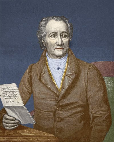 Wolfgang Goethe (1749 - 1832). av Unknown artist