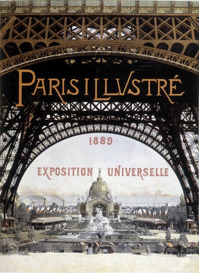 Världsutställning i Paris 1889 i "" Paris illustrerad ". av Unknown artist