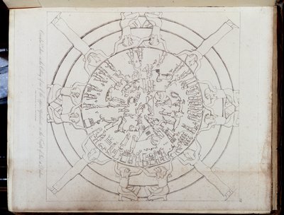 Zodiacs i "" Ancient and Modern Egypt: Hamilton Atlas"" av Unknown artist