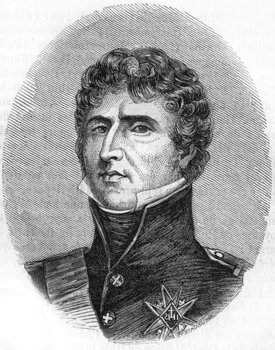porträtt Charles John - Baptist Bernadotte (1763-1844), marskalk av Frankrike, kung Karl XIV av Sverige och Norge. av Unknown artist