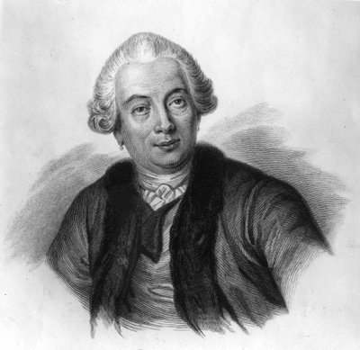 porträtt av Claude Bourgelat 1712-1779. Grundare av världens första veterinärskola. Gravyr av 1800-talet. av Unknown artist
