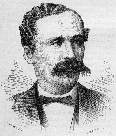 porträtt av doktor Gustave Nachtigal, tysk läkare på 1800-talet. av Unknown artist