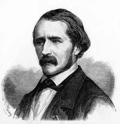 porträtt av Emile Saisset, fransk filosof. 1814-1863. av Unknown artist