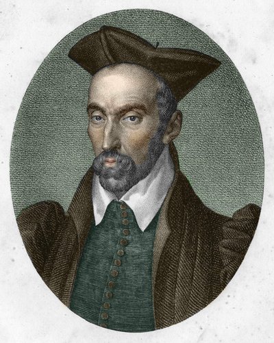 porträtt av Etienne Pasquier. Fransk advokat, humanist och historiker (1529 till 1615). av Unknown artist