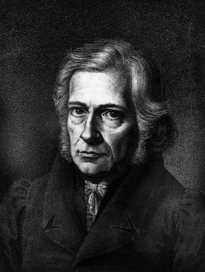 porträtt av Friedrich Daniel Ernst Schleiermacher.1768 - 1834.Protestantisk teolog och tysk filosof. av Unknown artist