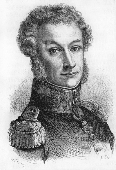 porträtt av General Cambronne.Viccount Cambronne.Fransk general (1770 till 1842). av Unknown artist