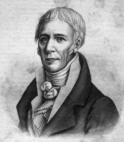 porträtt av Jean Baptiste Lamarck (1744-1829). - i "" Les Contemporains", n.d. sent 1800-tal. av Unknown artist