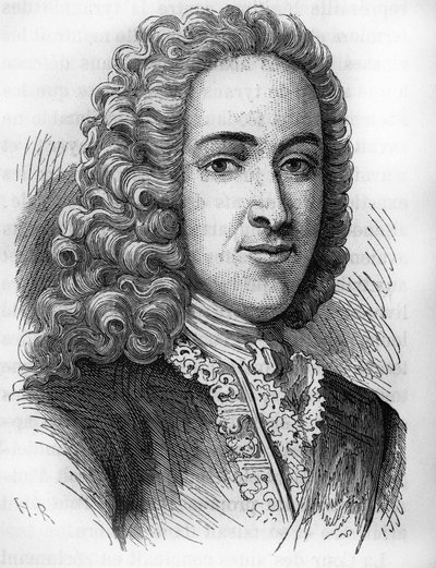 porträtt av Jean Frédéric Phelypeaux, greve av Maurepas (1701-1781), fransk statsman. av Unknown artist