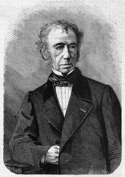 porträtt av Jean Pons Guillaume Viennet (1777-1868), fransk politiker och författare. av Unknown artist