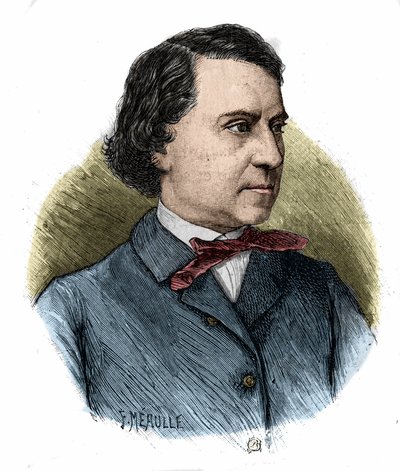porträtt av Louis Blanc, fransk politiker och historiker (1811-1882). av Unknown artist