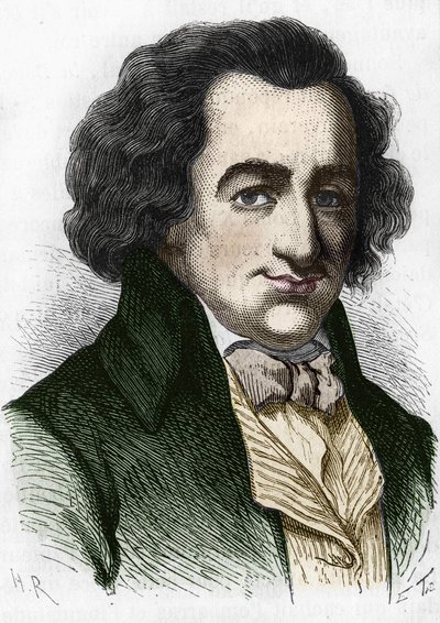 porträtt av Thomas Paine (1737-1809), brittisk författare och politiker. av Unknown artist