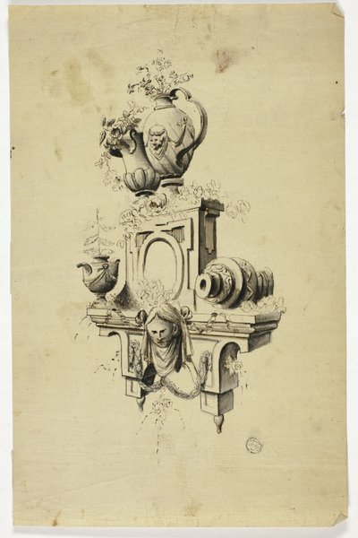 Design för en skorstensbit av Unknown Italian