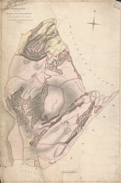 En samling undersökningar av Scottish Estates of the Earl of Selkirk: Farmen som består av Kirkland Drumcroy, Auchenfloor, Cannee, Barhill och Silvercraigs (tidigare Nuntons) av Unknown artist