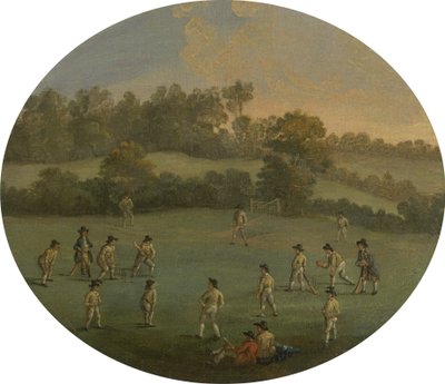 A Game of Cricket (The Royal Academy Club i Marylebone Fields, nu Regent