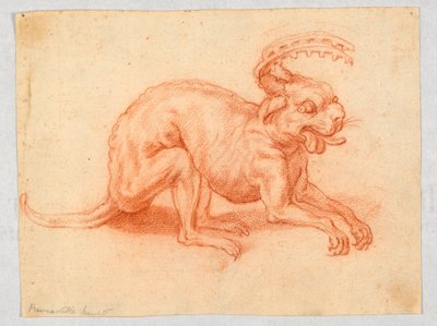 Ett groteskt odjur av Unknown artist