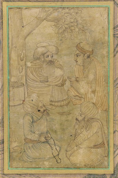 En hindu och tre mahometaner av Unknown artist