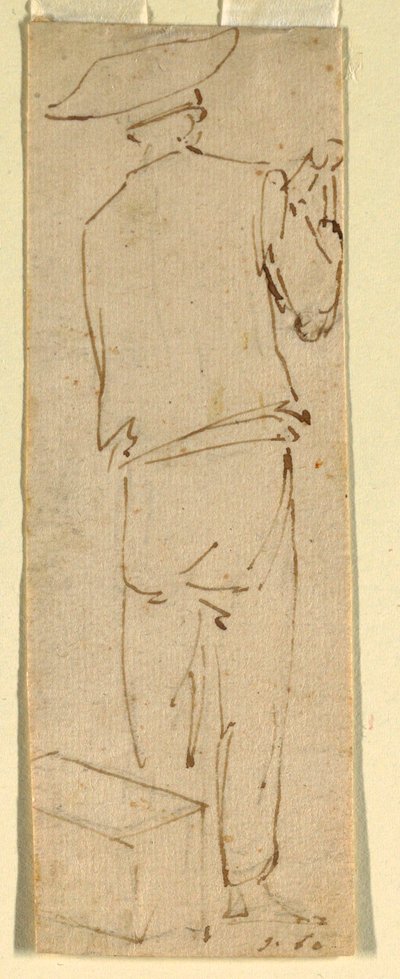 En man med tång av Unknown artist