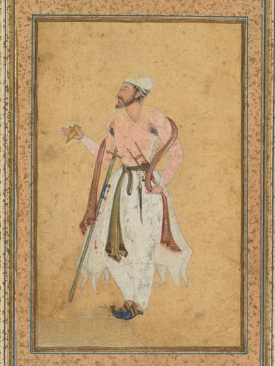 En Mughal hovman av Unknown artist