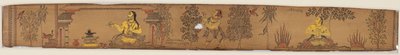 A Prince Performs Austerities (recto), från en romans av Chandrabhanu och Lavanyavati av Upendra Bhanja (1670–1740) av Unknown artist
