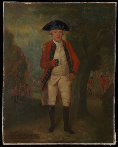 Ett porträtt av generalmajor Arthur Tooker Collins från marinkåren i full uniform av Unknown artist