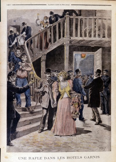 En sammanfattning av hotell - i "" Le Petit Journal"" du 04/08/1895 av Unknown artist